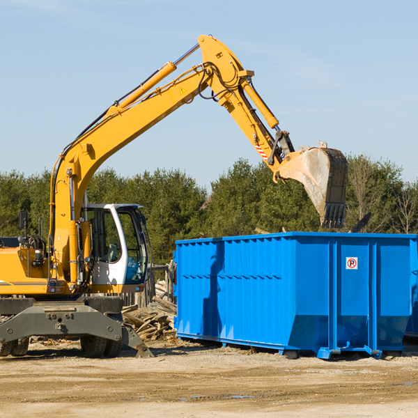 is there a minimum or maximum amount of waste i can put in a residential dumpster in Edward NC